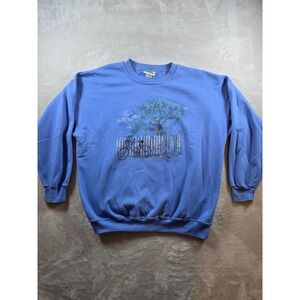 Vintage Sweatshirt Mens XL Northern Reflections Nature Bicycle Made USA *Read
